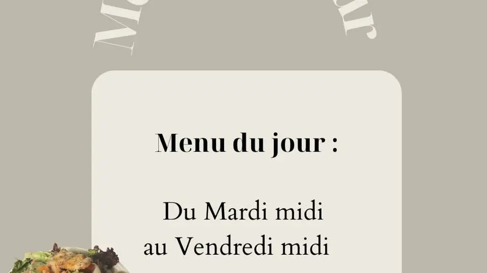 Menu du jour