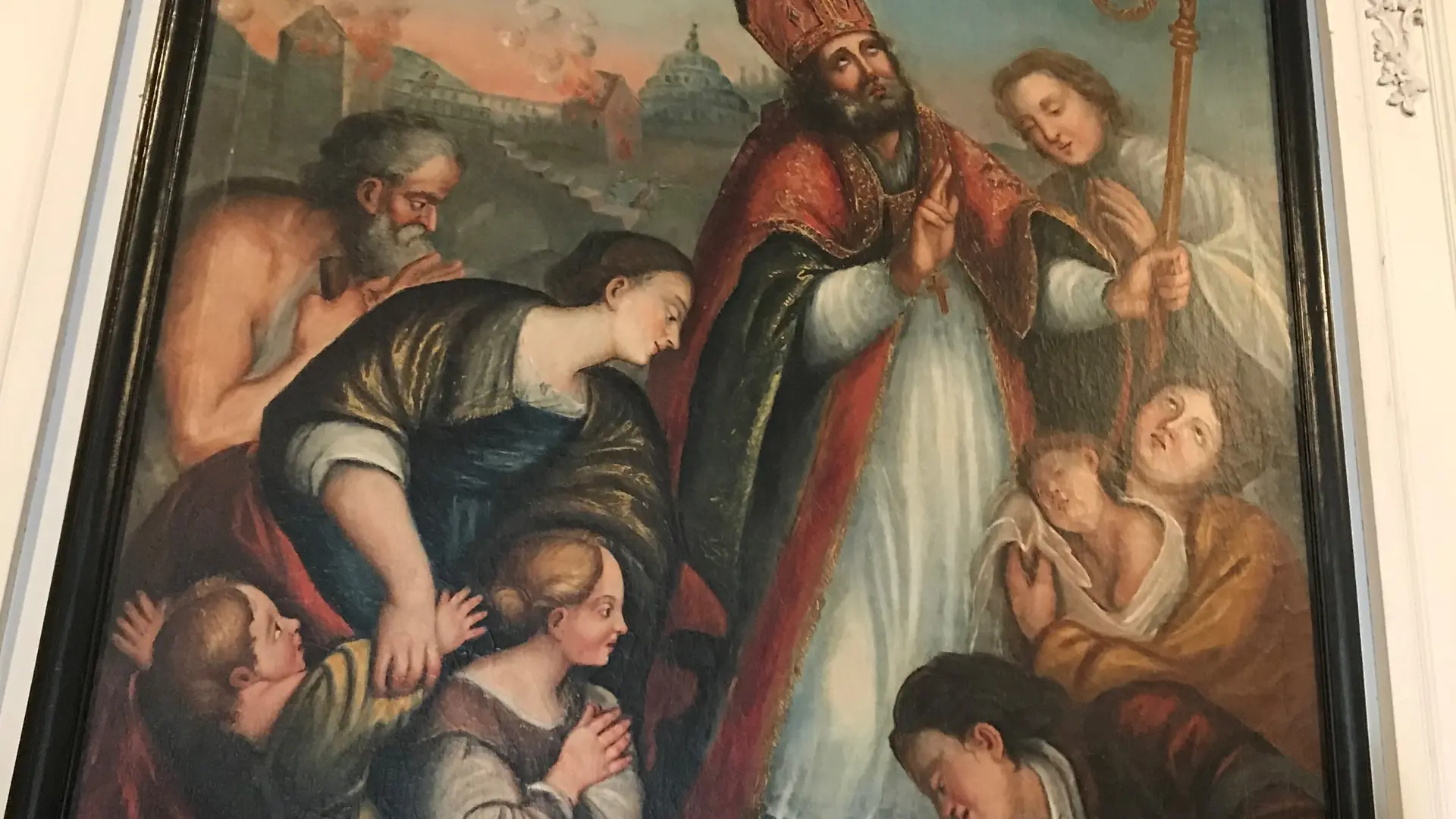 Tableau de Saint-Loup restauré en 2021