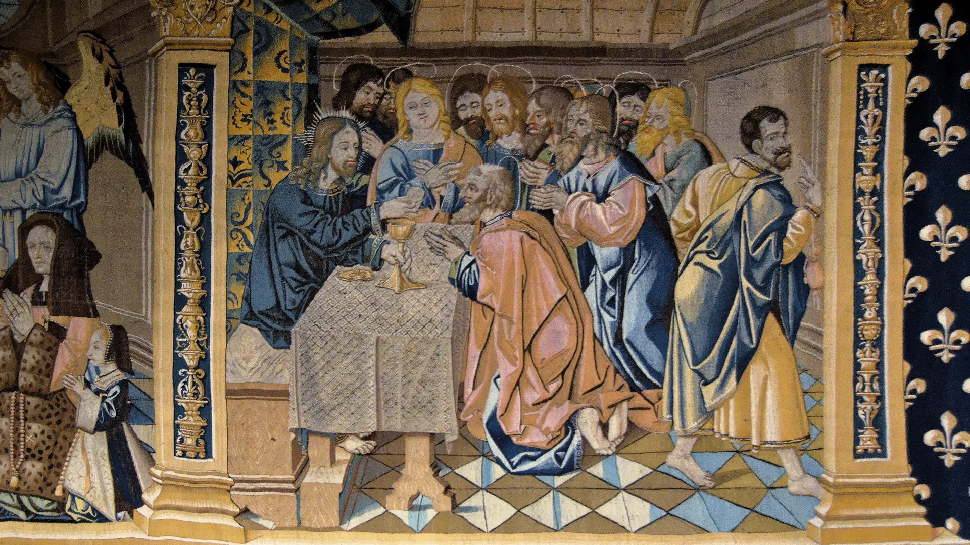 Tapisserie de l'Eucharistie XVIe siècle