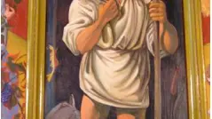 Retable du Bon Pasteur de Michel Bouillot XXe s.