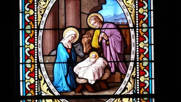 Vitrail J. Besnard (1895) Nativité