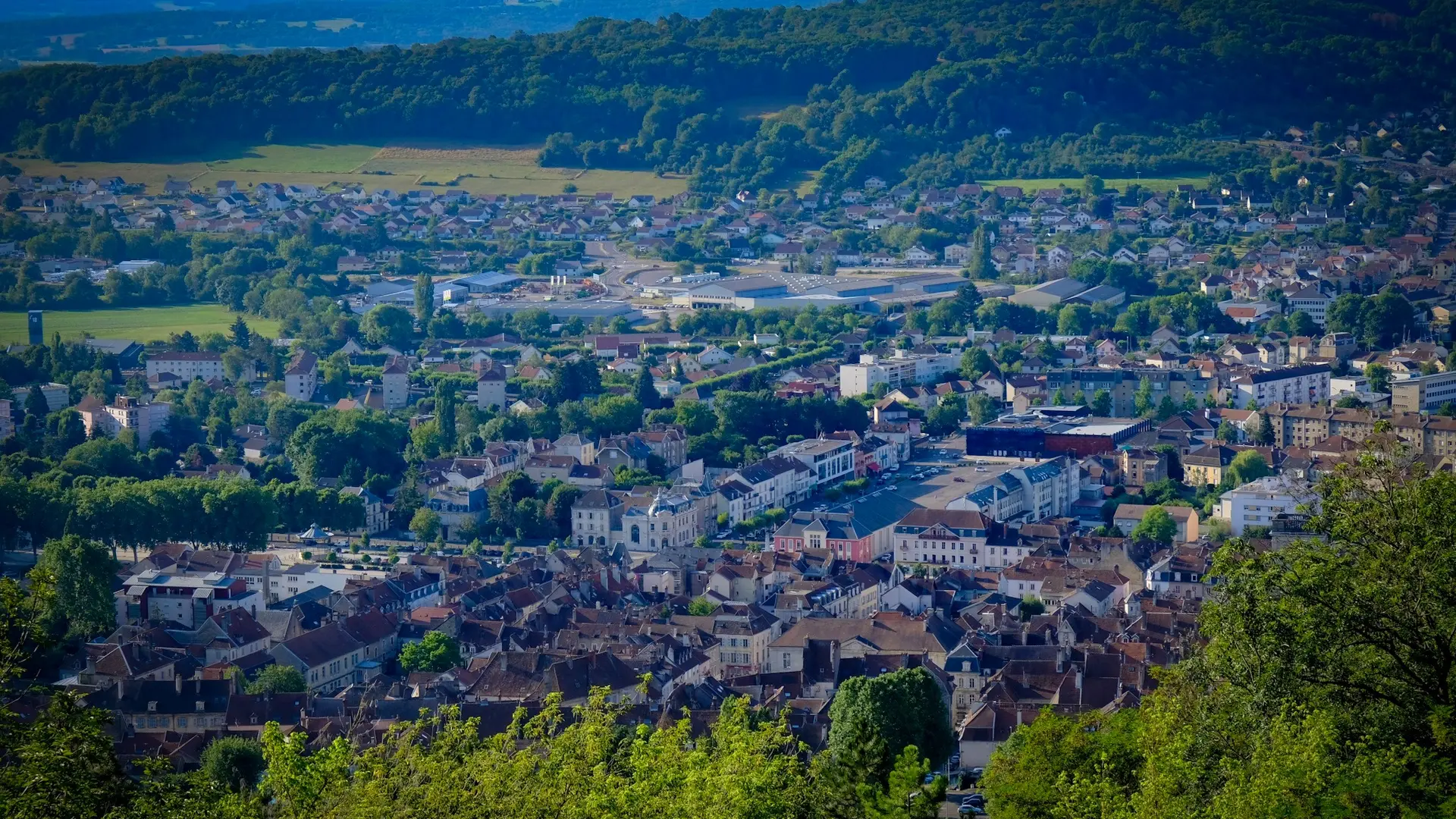 La Motte - Vue depuis la colline