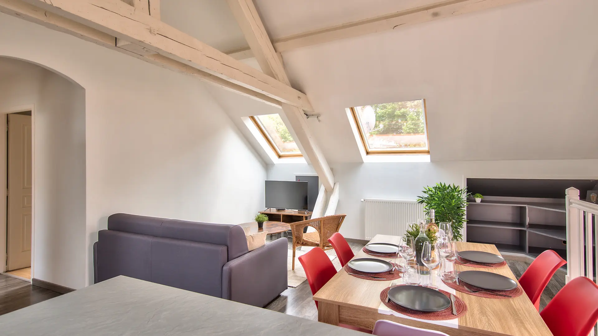 Salon et table à manger