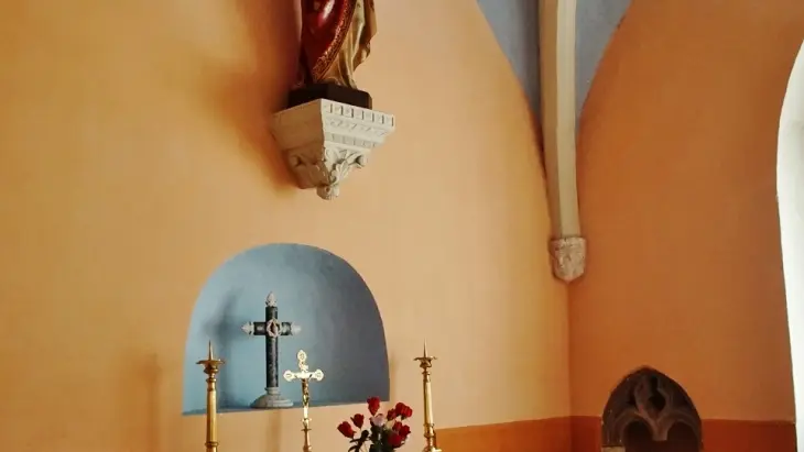 Charrecey autel du Sacré-Coeur