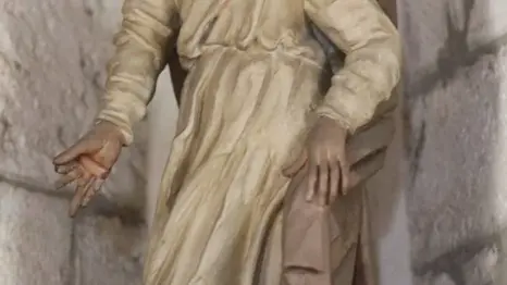 Statue de saint Marc avec le lion
