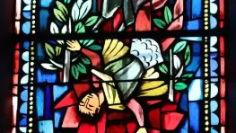 Vitrail Conversion de saint Paul chemin de Damas
