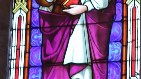 Vitrail axial Jésus-Christ