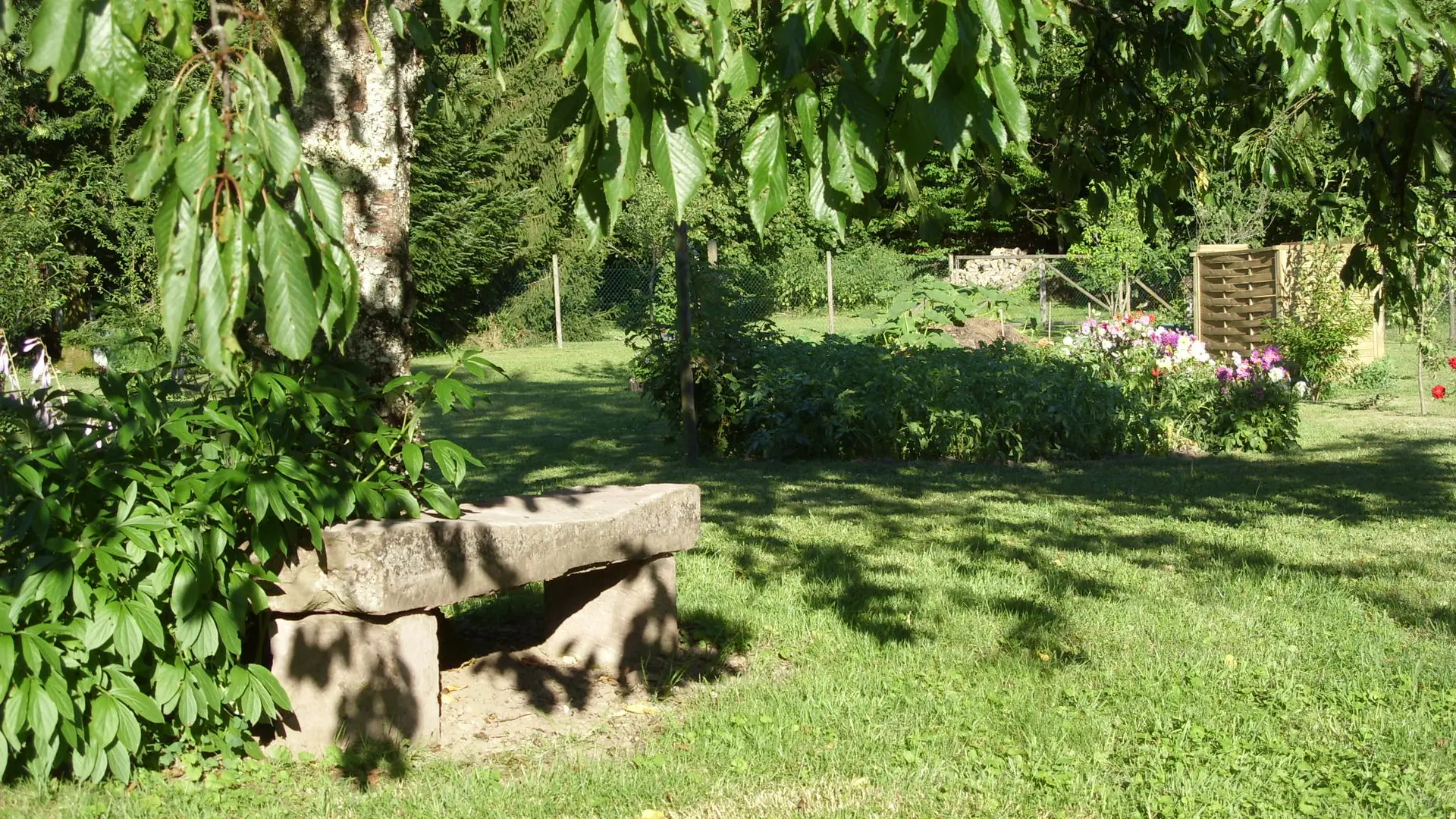 Gîte Alice - jardin