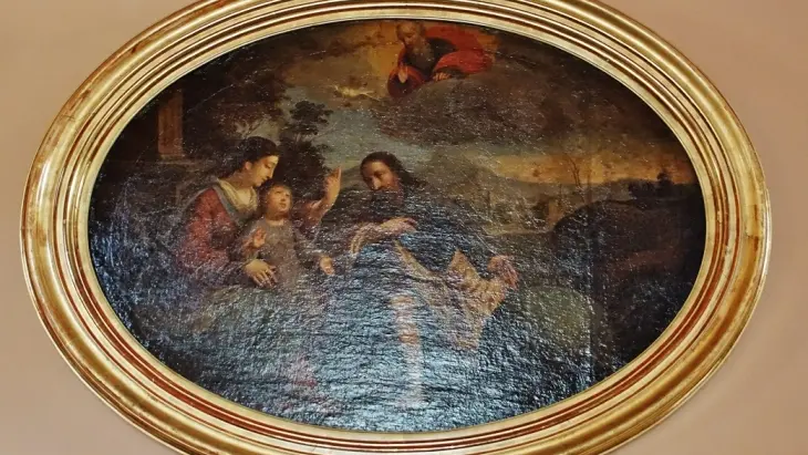 Charrecey Médaillon de la Sainte Famille