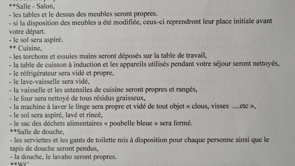 Consignes sorties LS