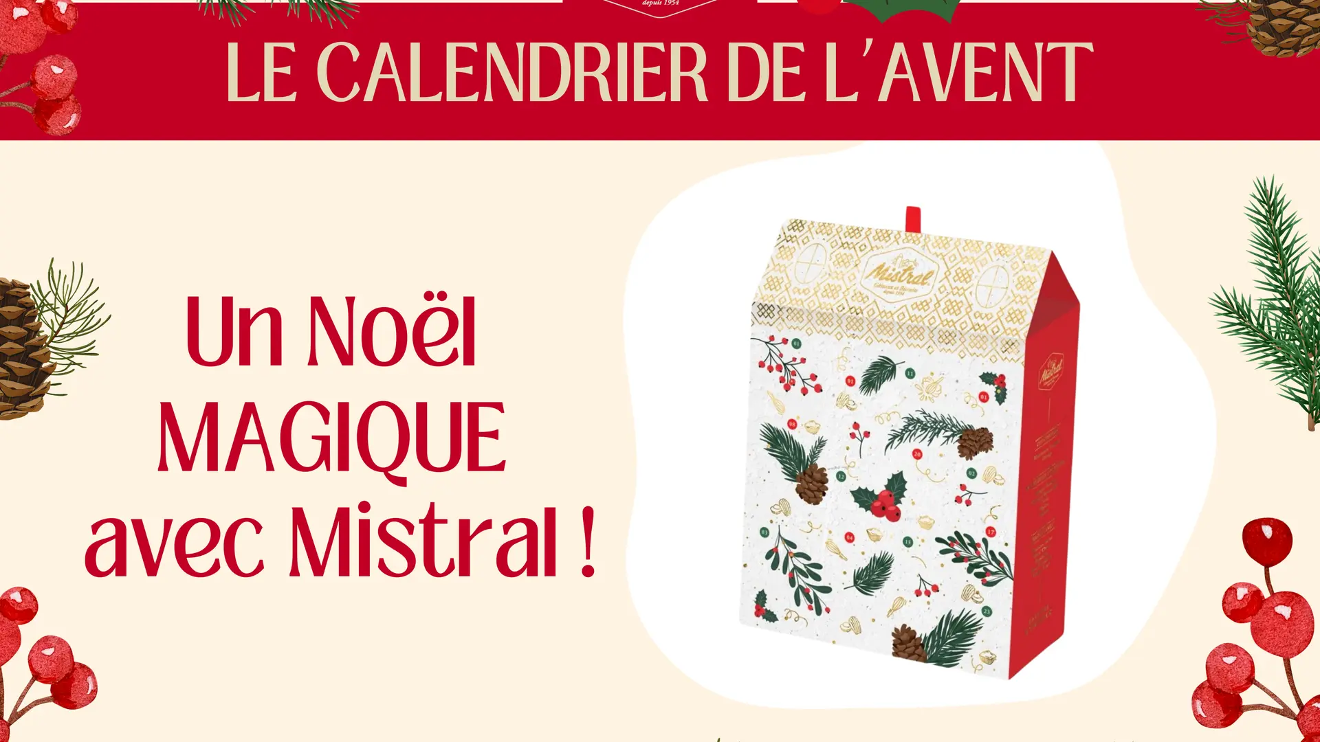 Calendrier de l'avent - Ecran TV - 1