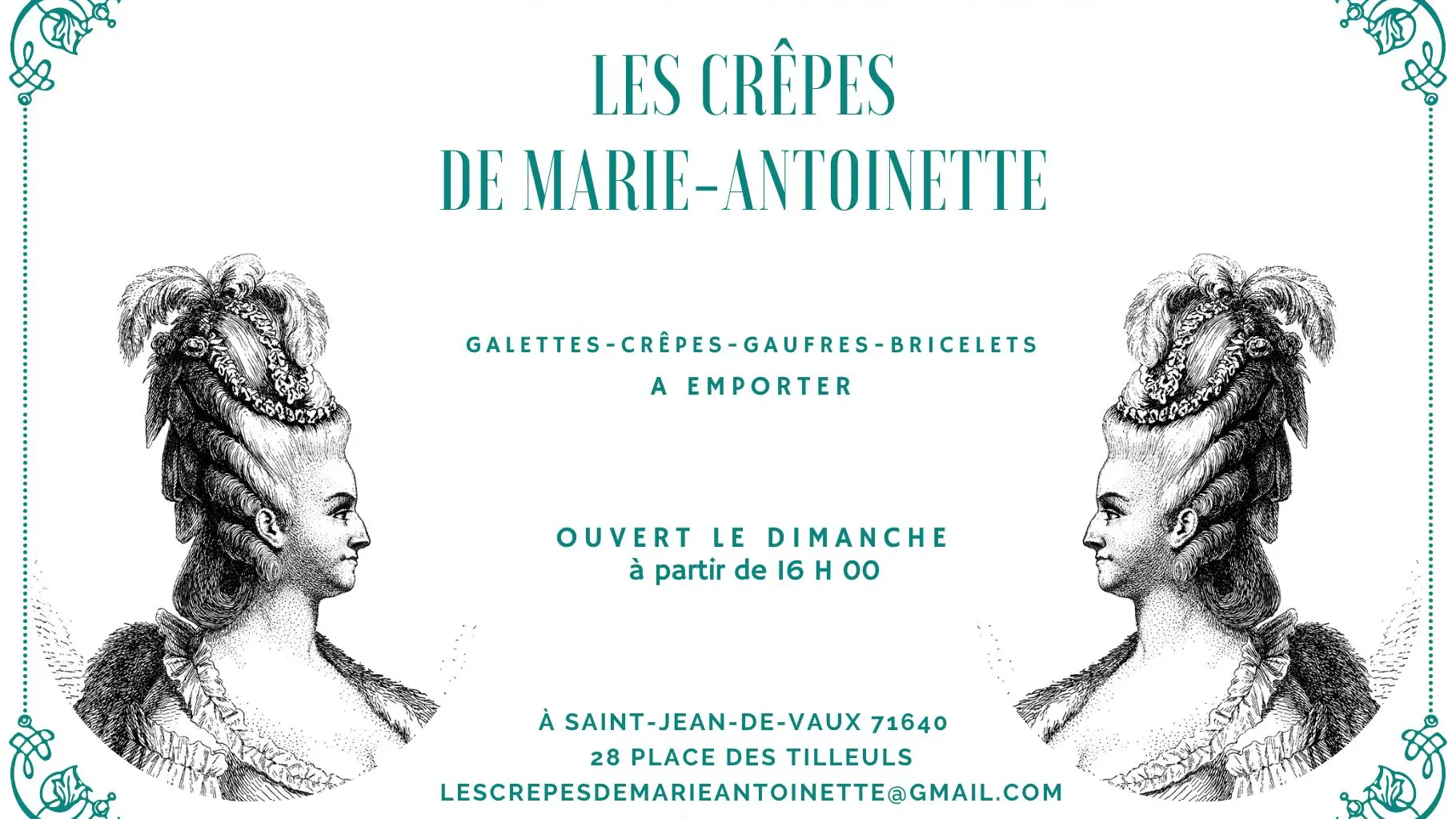 Carte Postale Crêperie