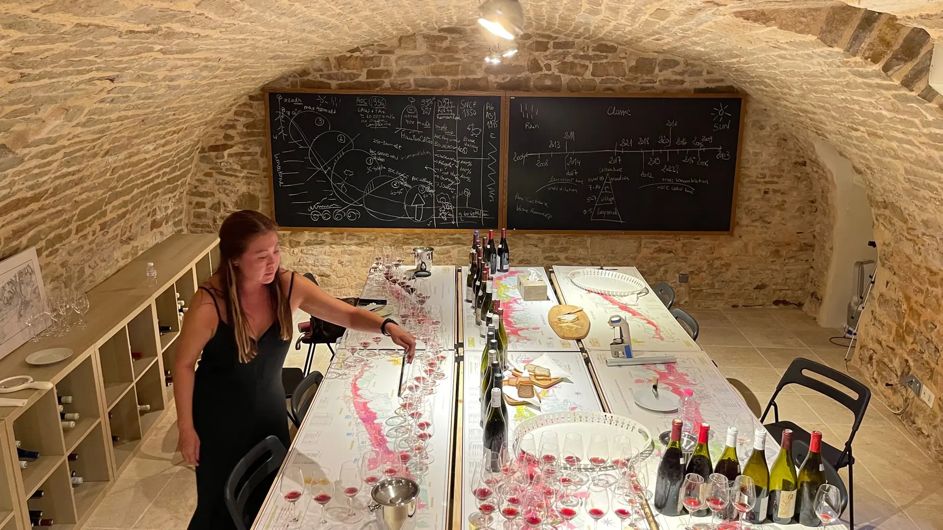 Cellar at Burgundy Wine School