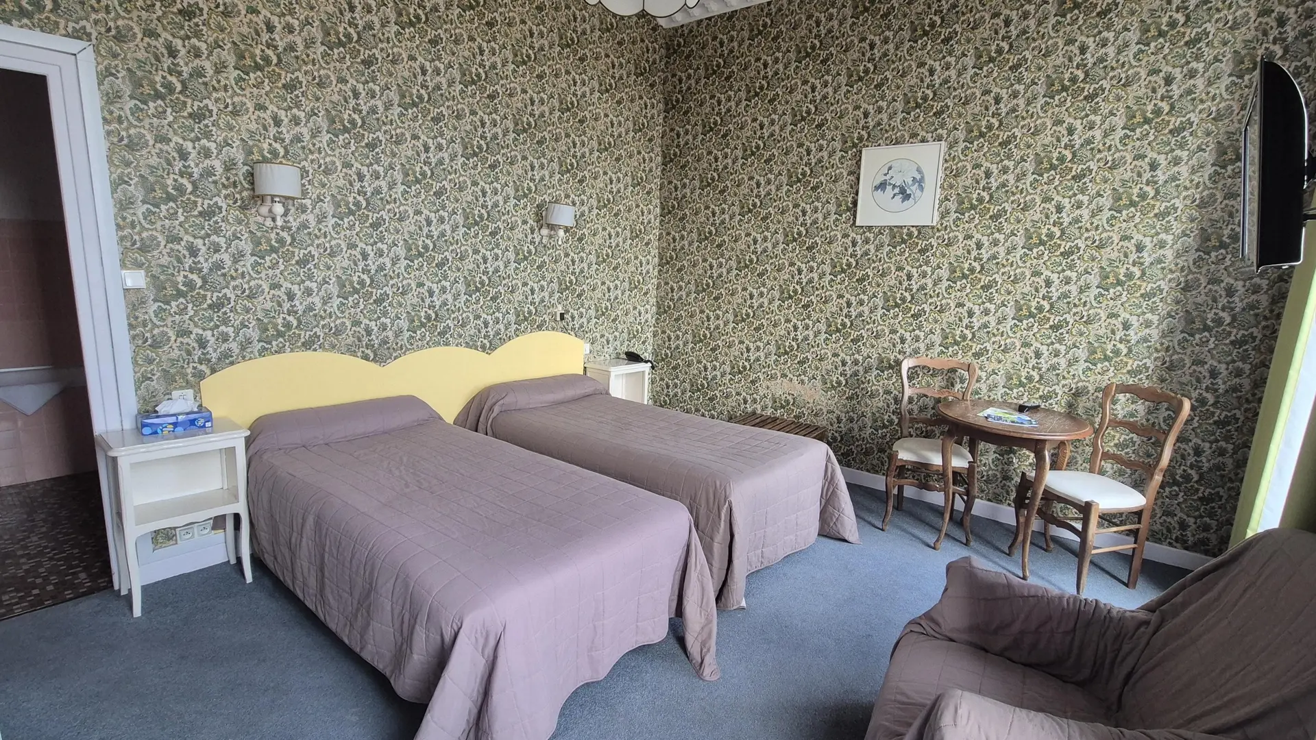 Chambre 24 Vue Saône