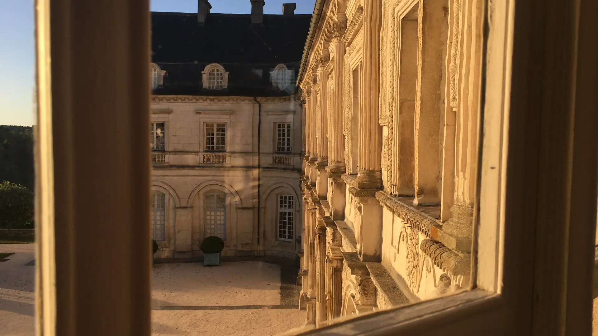 Château de Champlitte - Vue depuis le premier étage de l'aile Sud