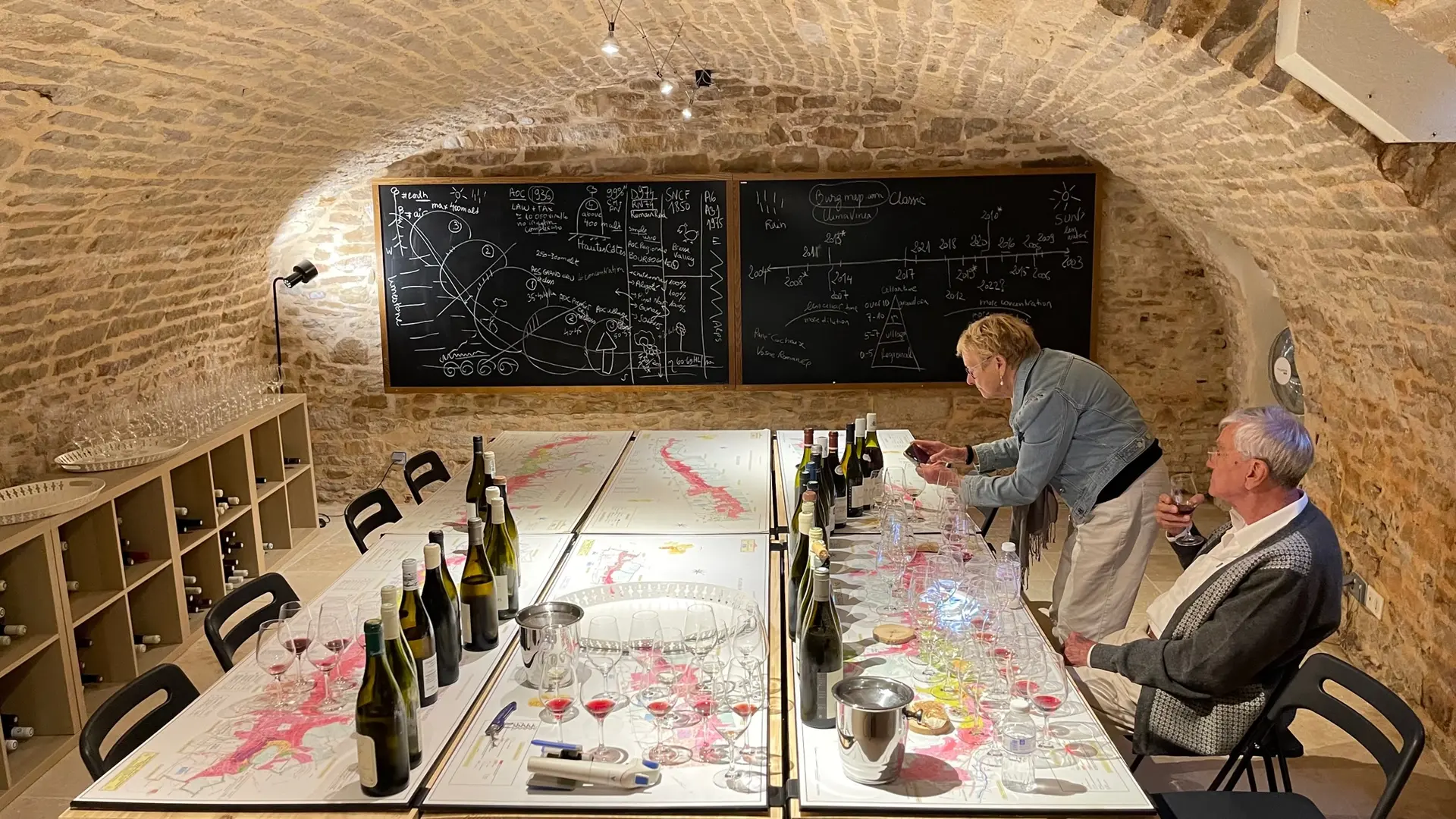 Class at Burgundy Wine School