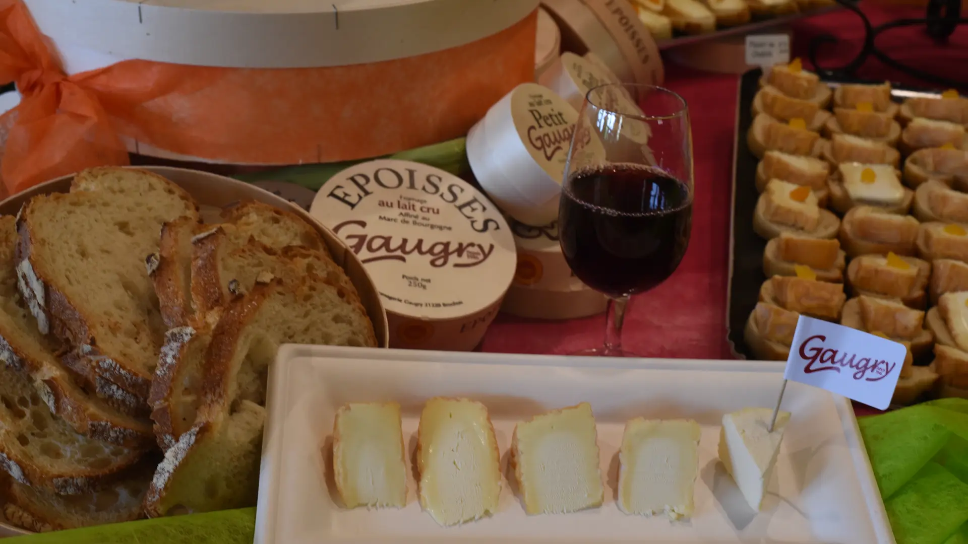 Dégustation des fromages