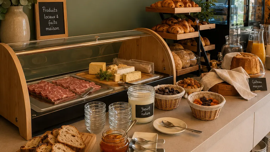 Buffet petit déjeuner