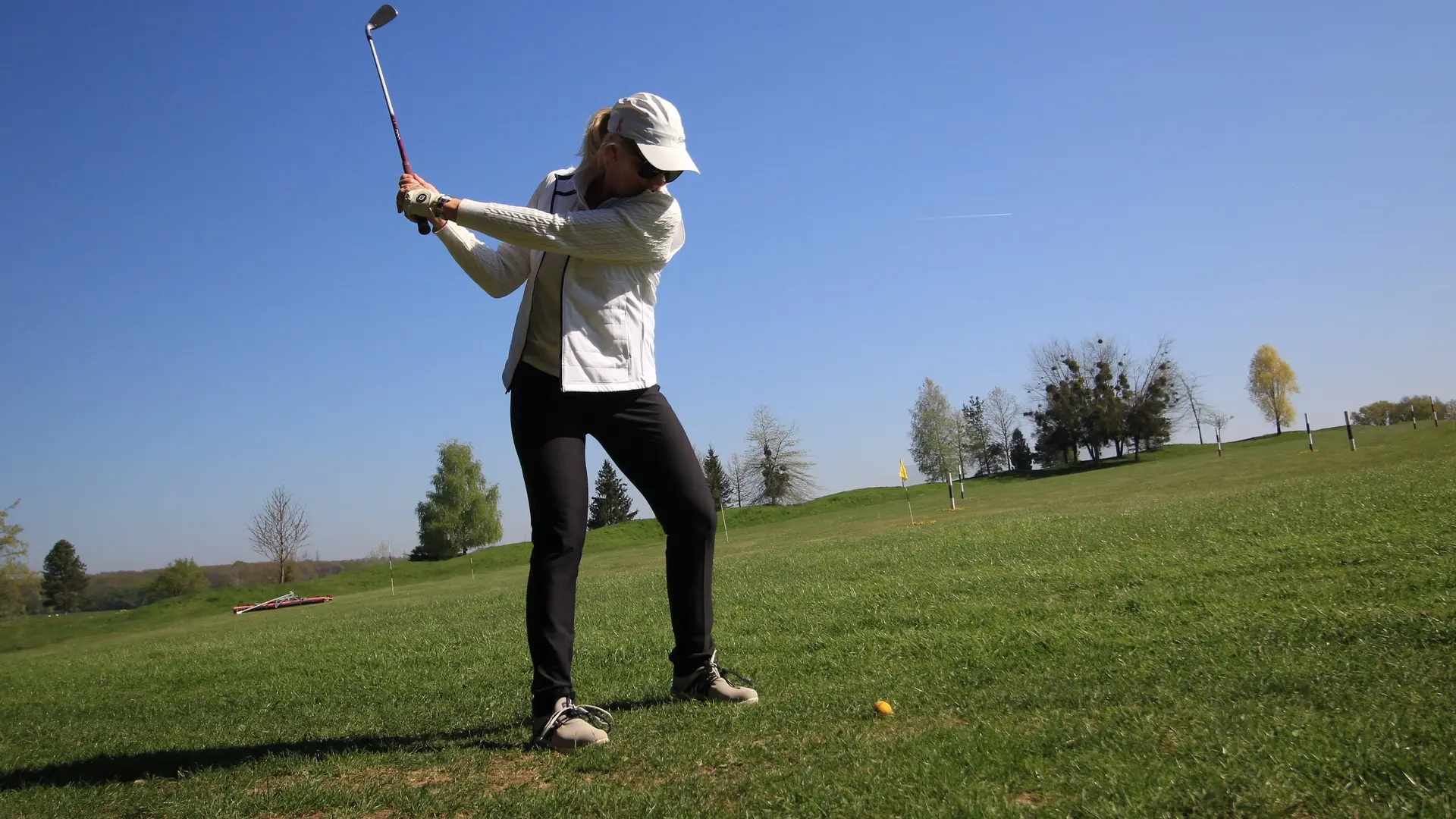 Golf Vosges du Sud - golfeuse