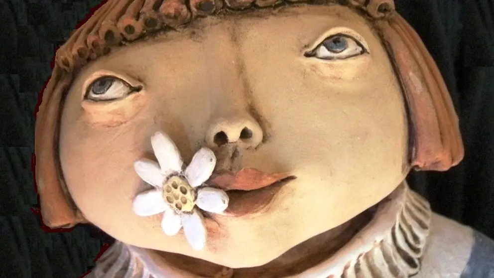 Gavroche (grés blanc, engobes)