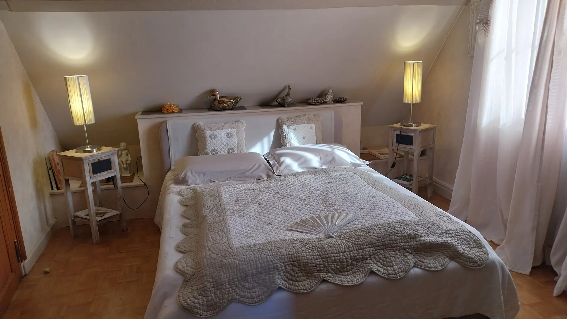 Gergy - Hébergement - La Renaudière - Chambre Orchidée (2)