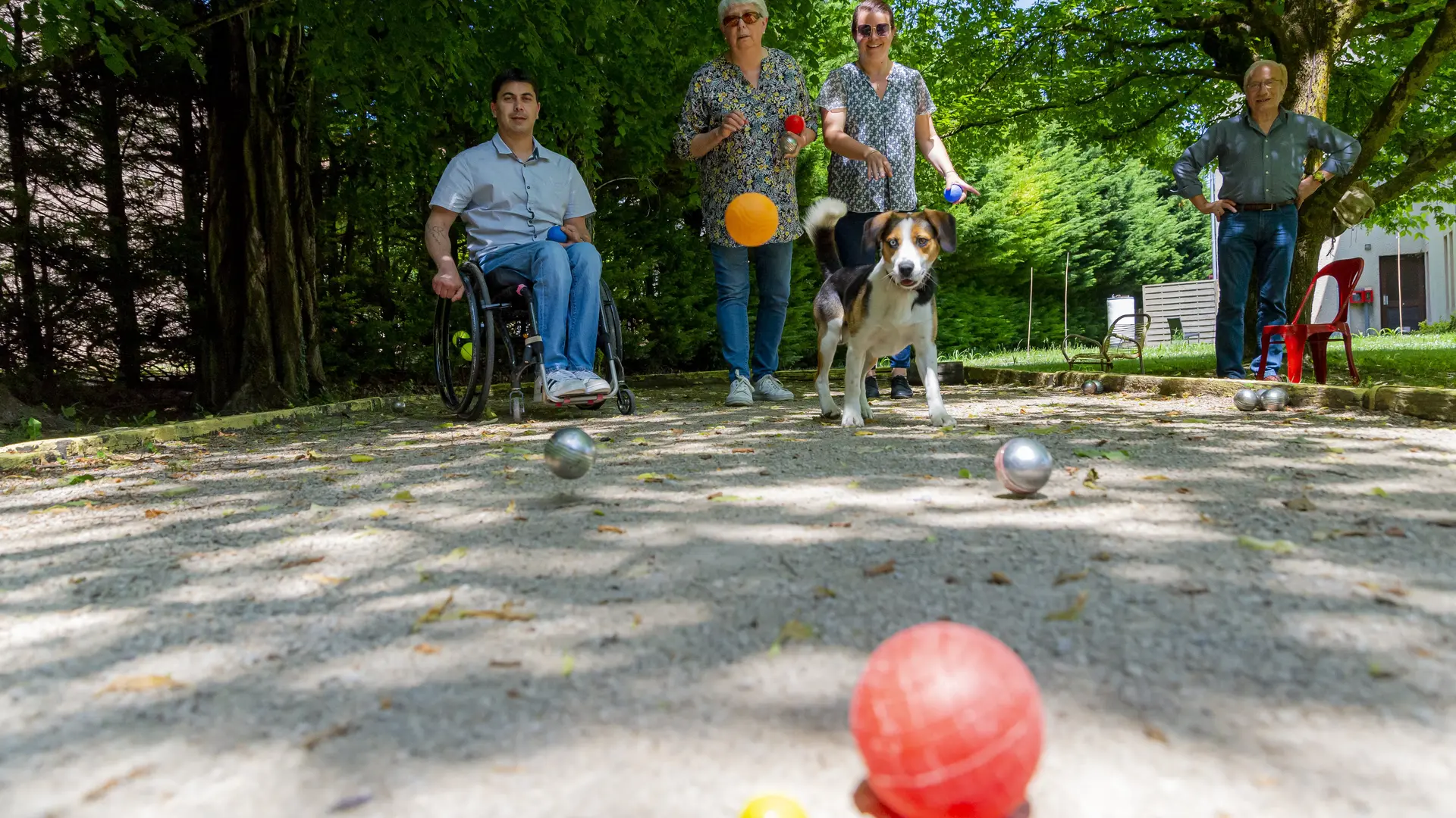 Pétanque entre amis