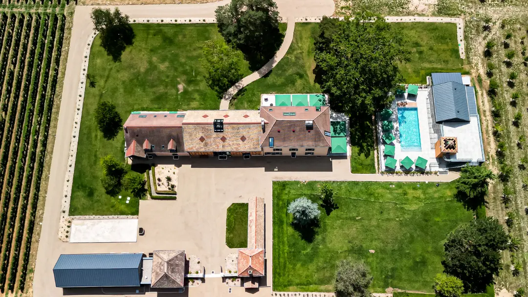 Hameau vue du ciel