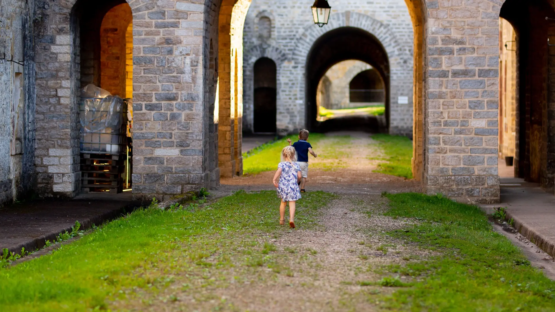 Fort du Mont Vaudois - Cour intérieure