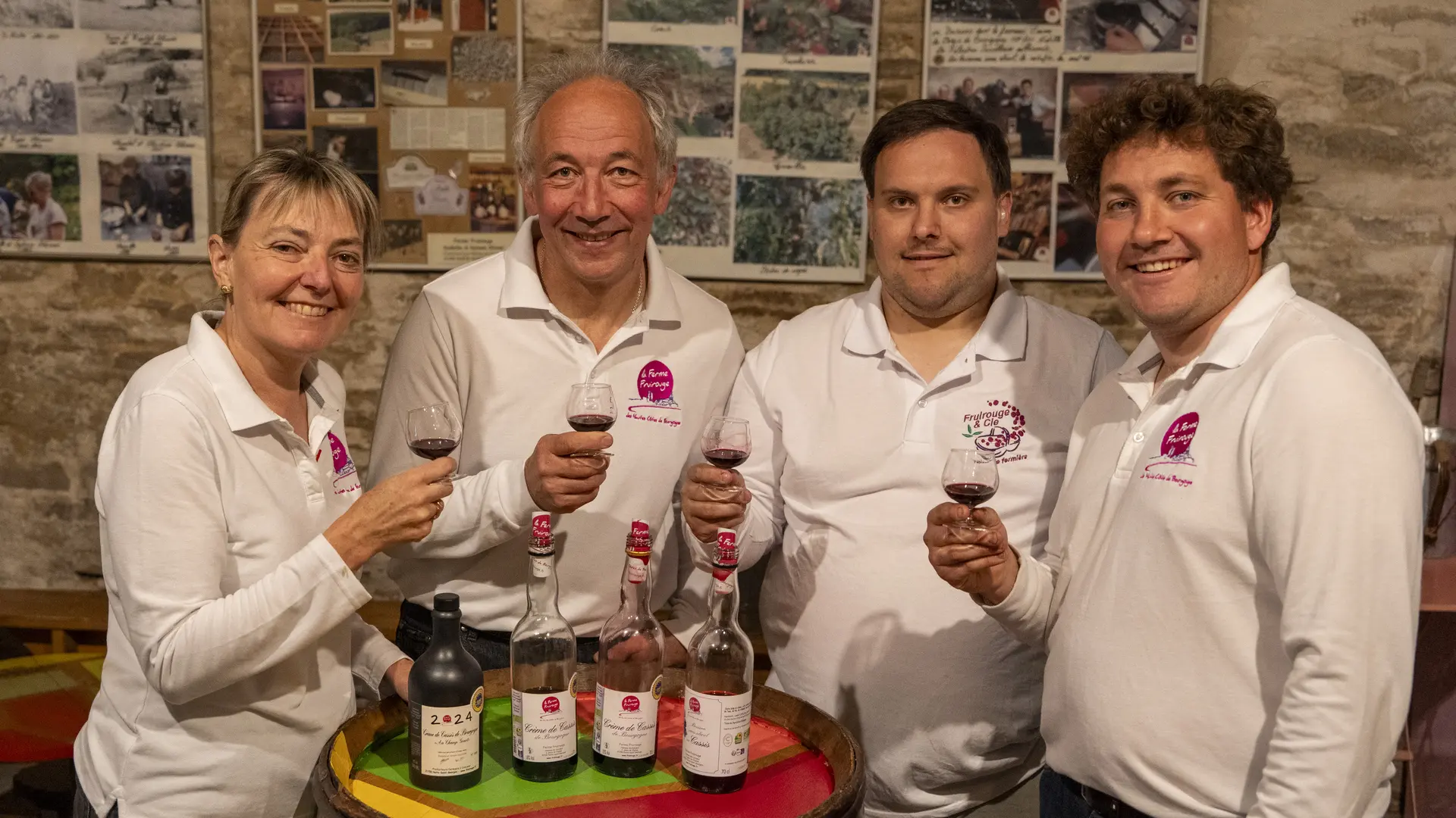 Dégustation avec la famille Olivier