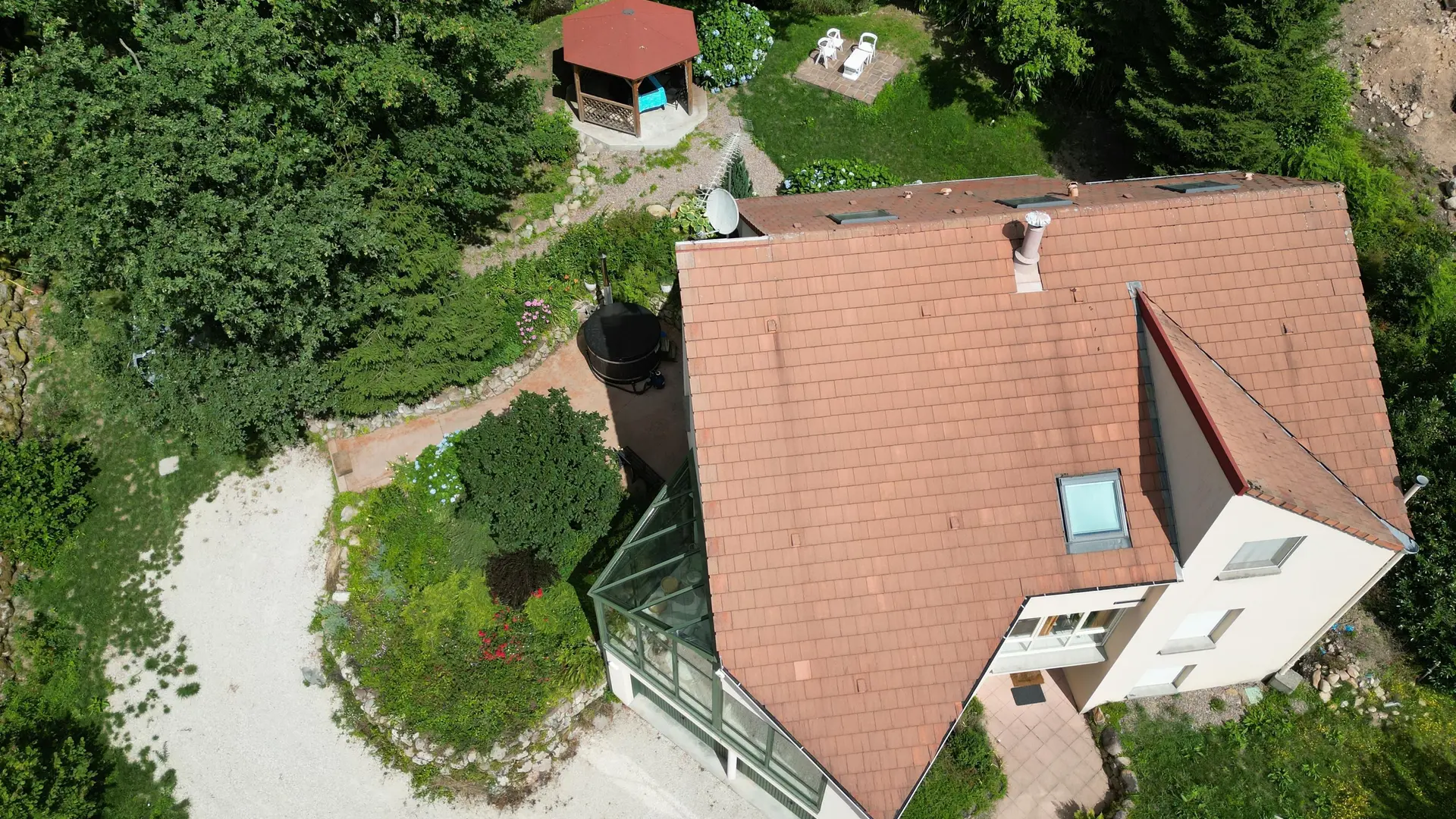 Vue aérienne de la villa_1