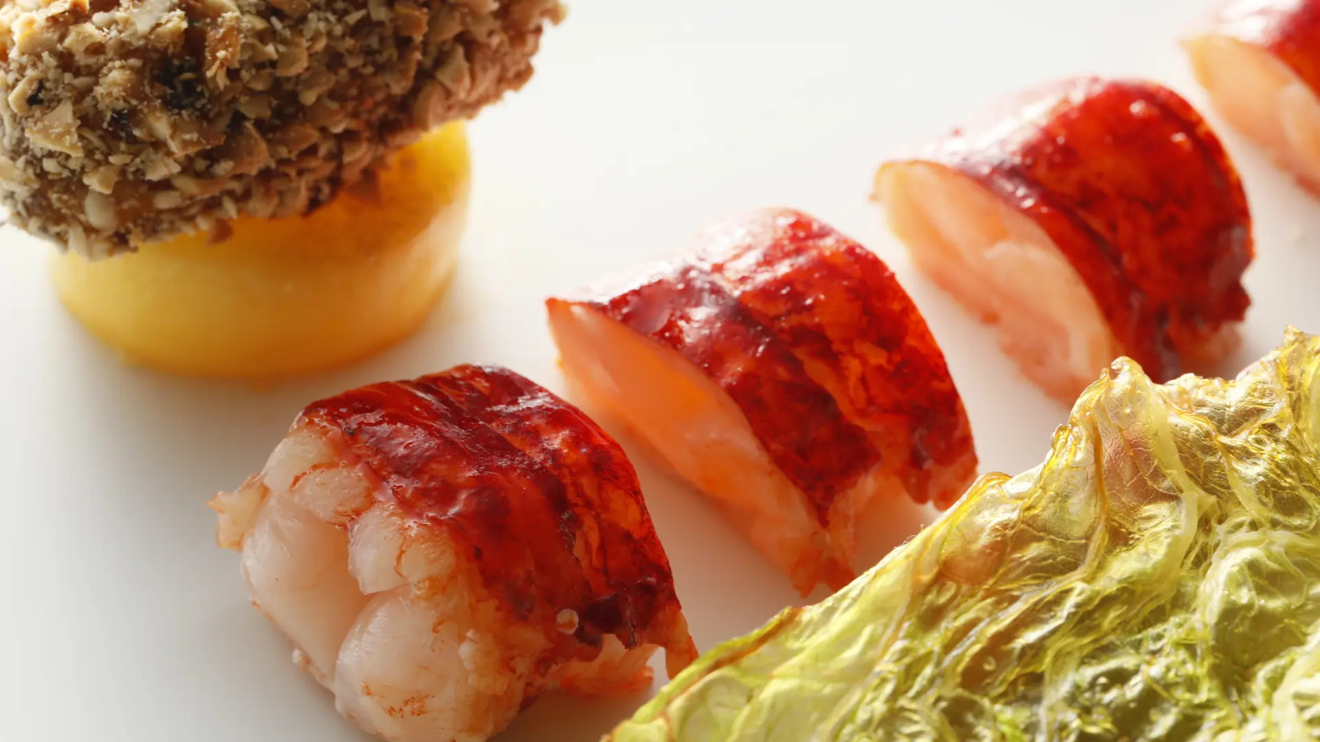 Homard fumé au sarment de vigne