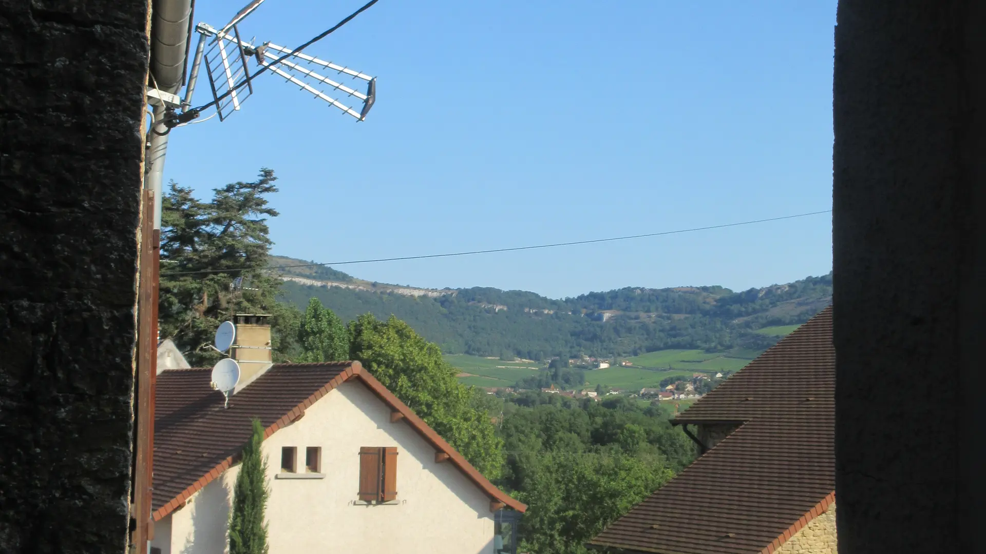Vue sur les 3 Croix Corchanu Bourgogne