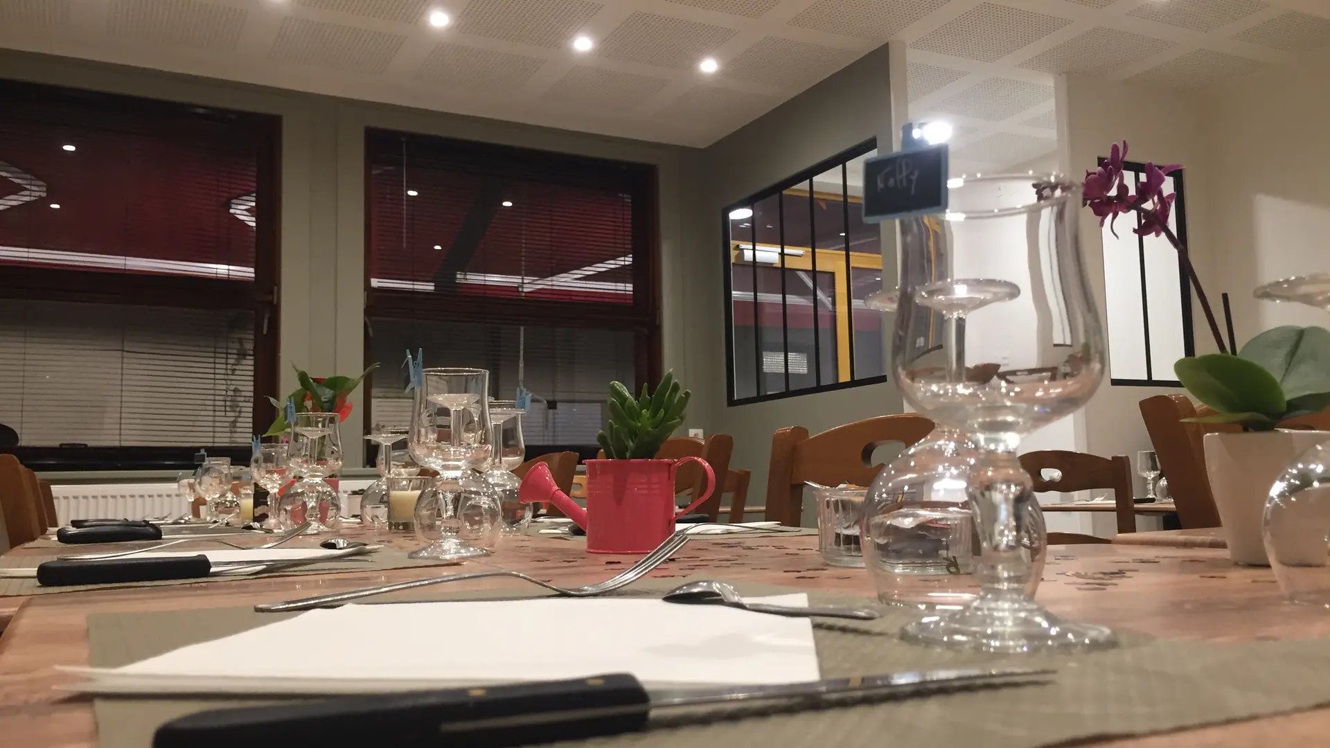 Salle de restaurant de l'Hôtel du Nord
