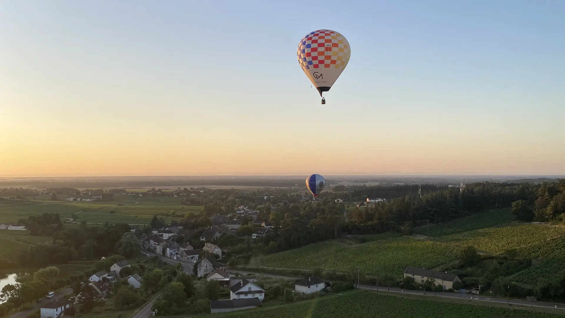 survol des vignes