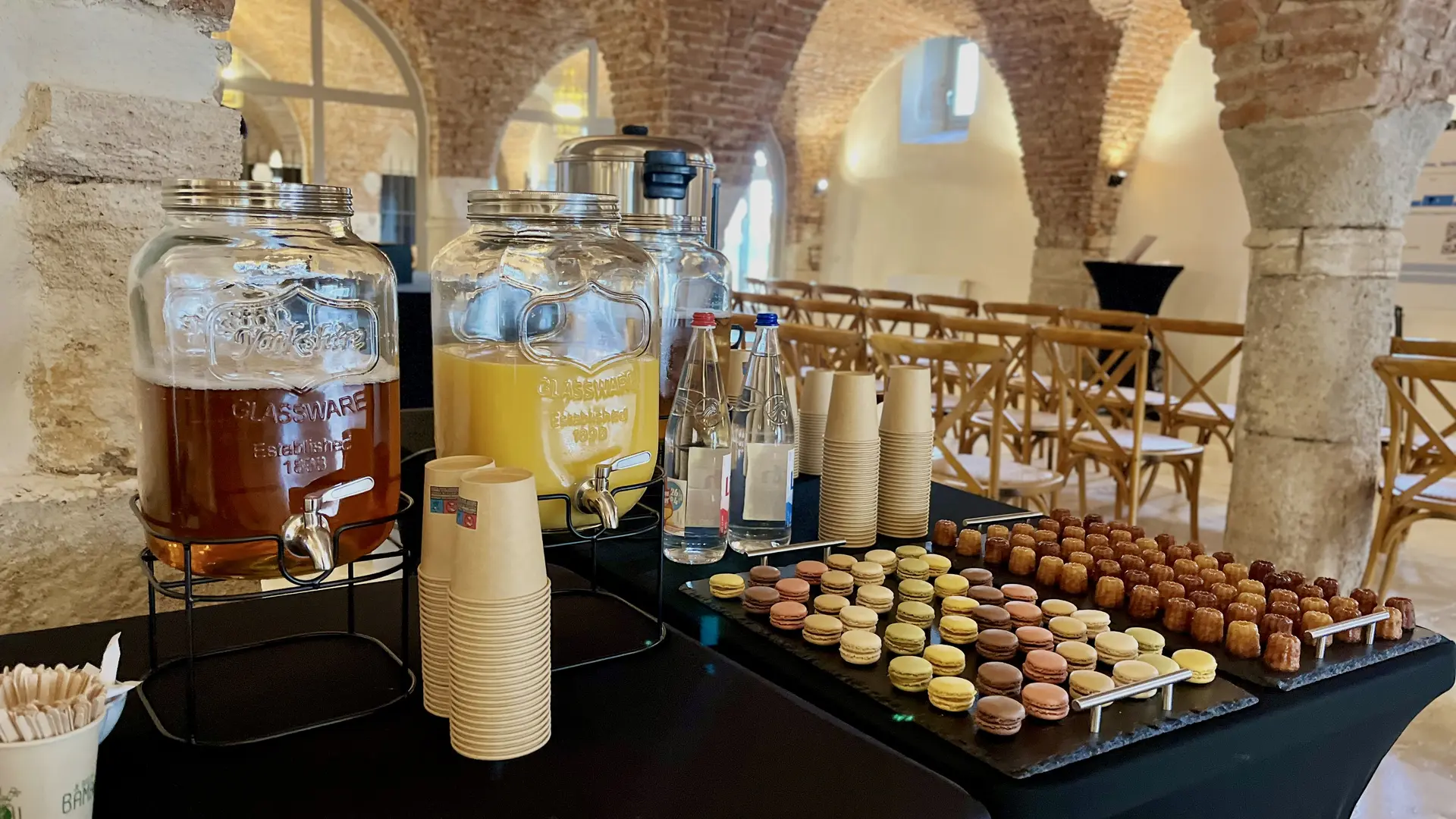 Pause gourmande aux caves voutées