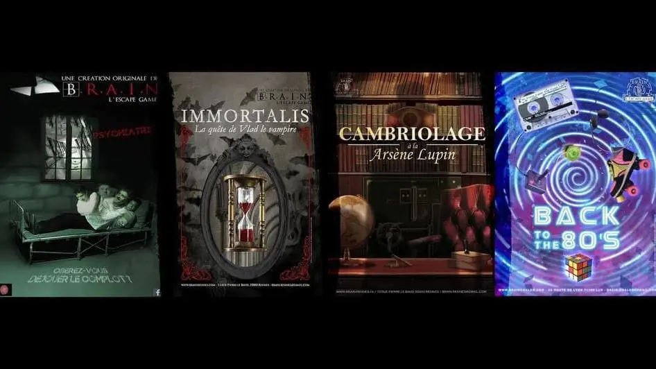 4 salles d’escape game