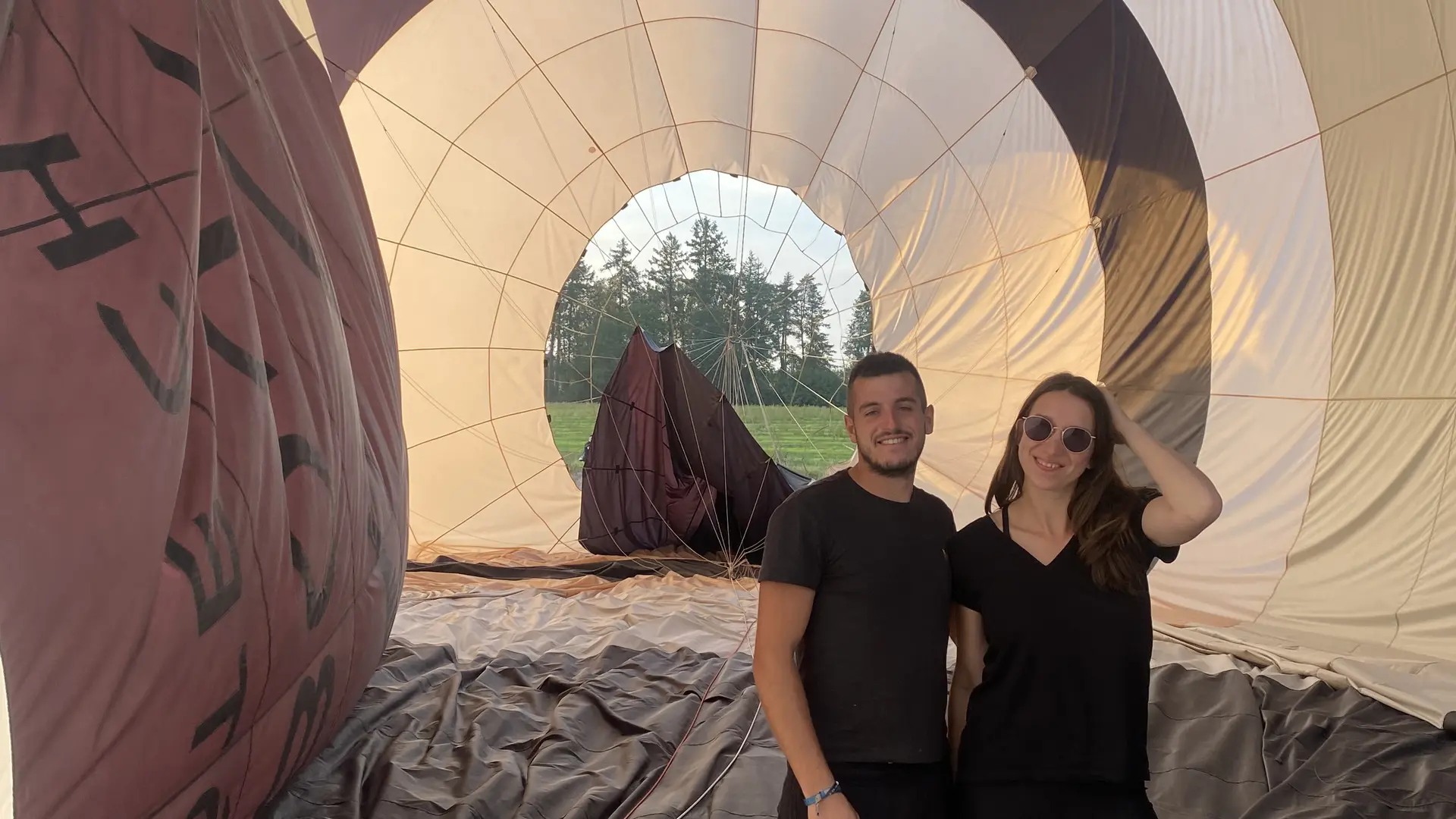En amoureux Montgolfière Rully en Bourgogne