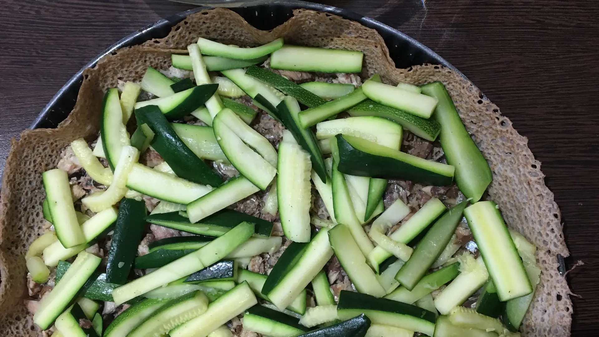 Quiche aux courgettes
