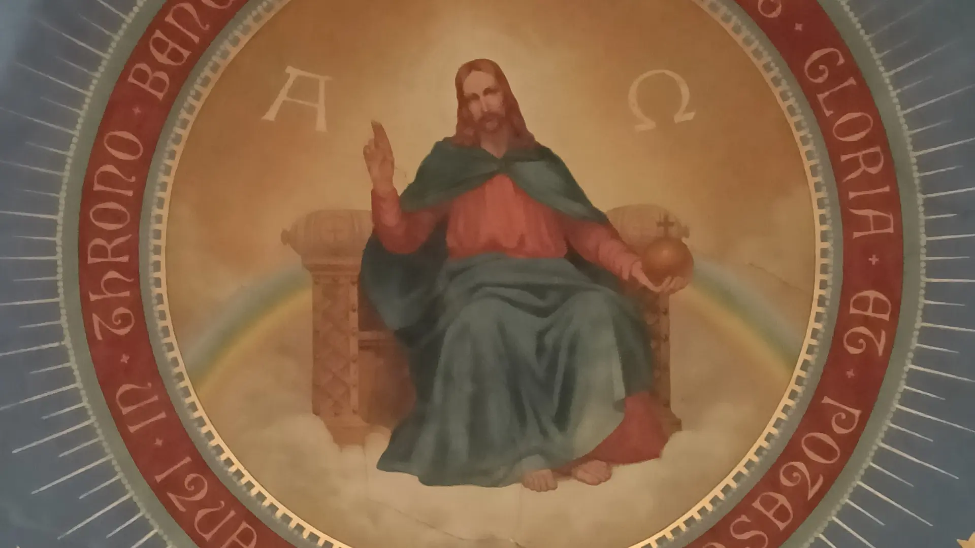 Christ en majesté (peinture de l'abside)