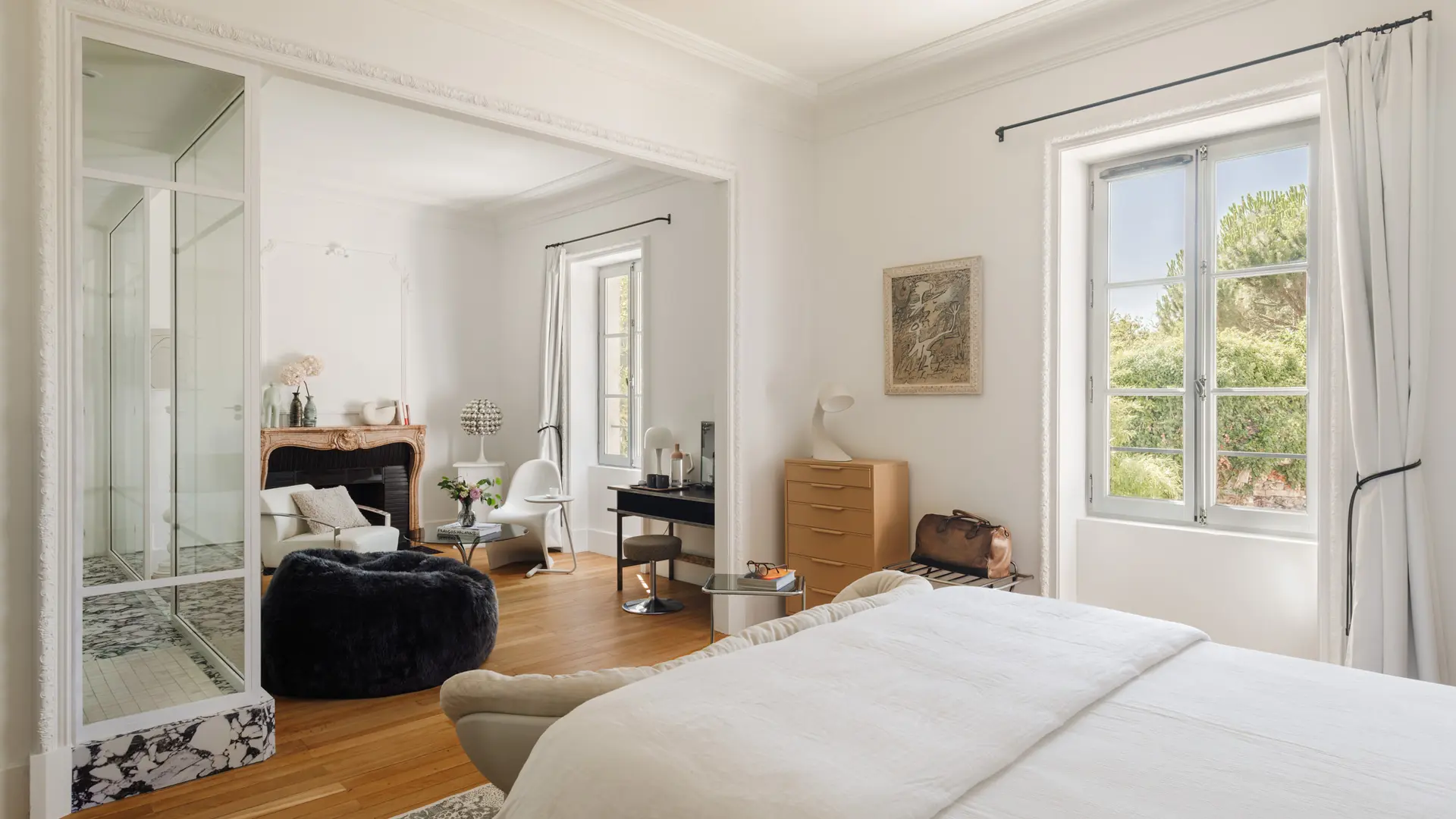 Chambre côté jardin