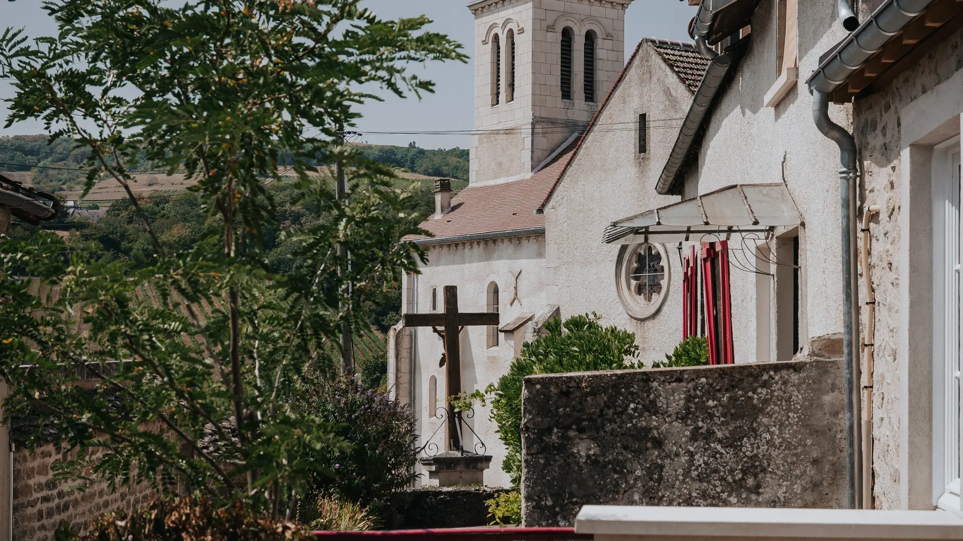 La Chaume terrasse extérieure (c) Lorène Creuzot