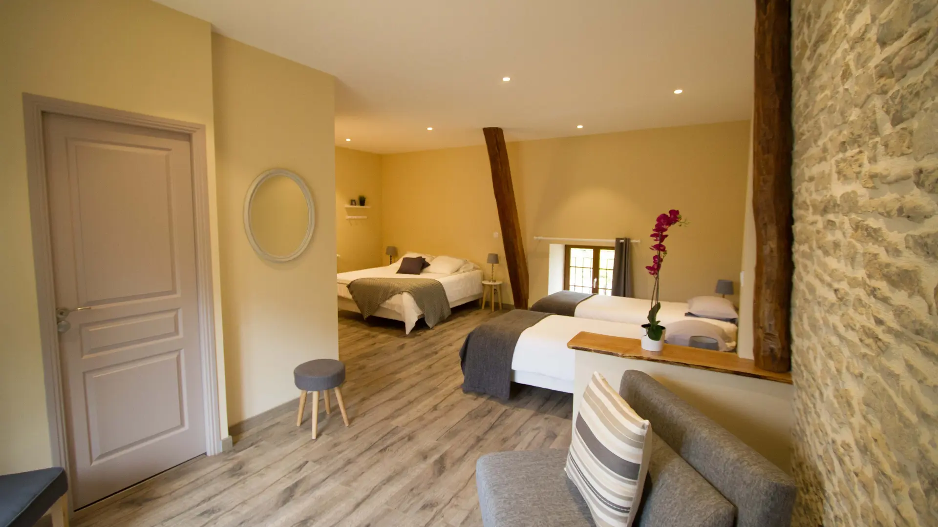 La Maison des Abeilles_chambre Vougeot