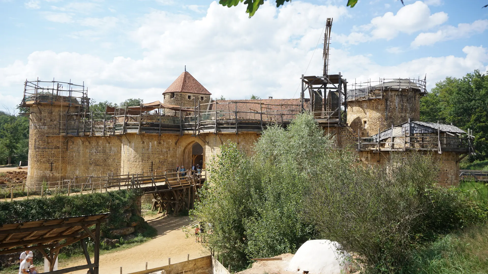 Le château de Guédelon, été 2022