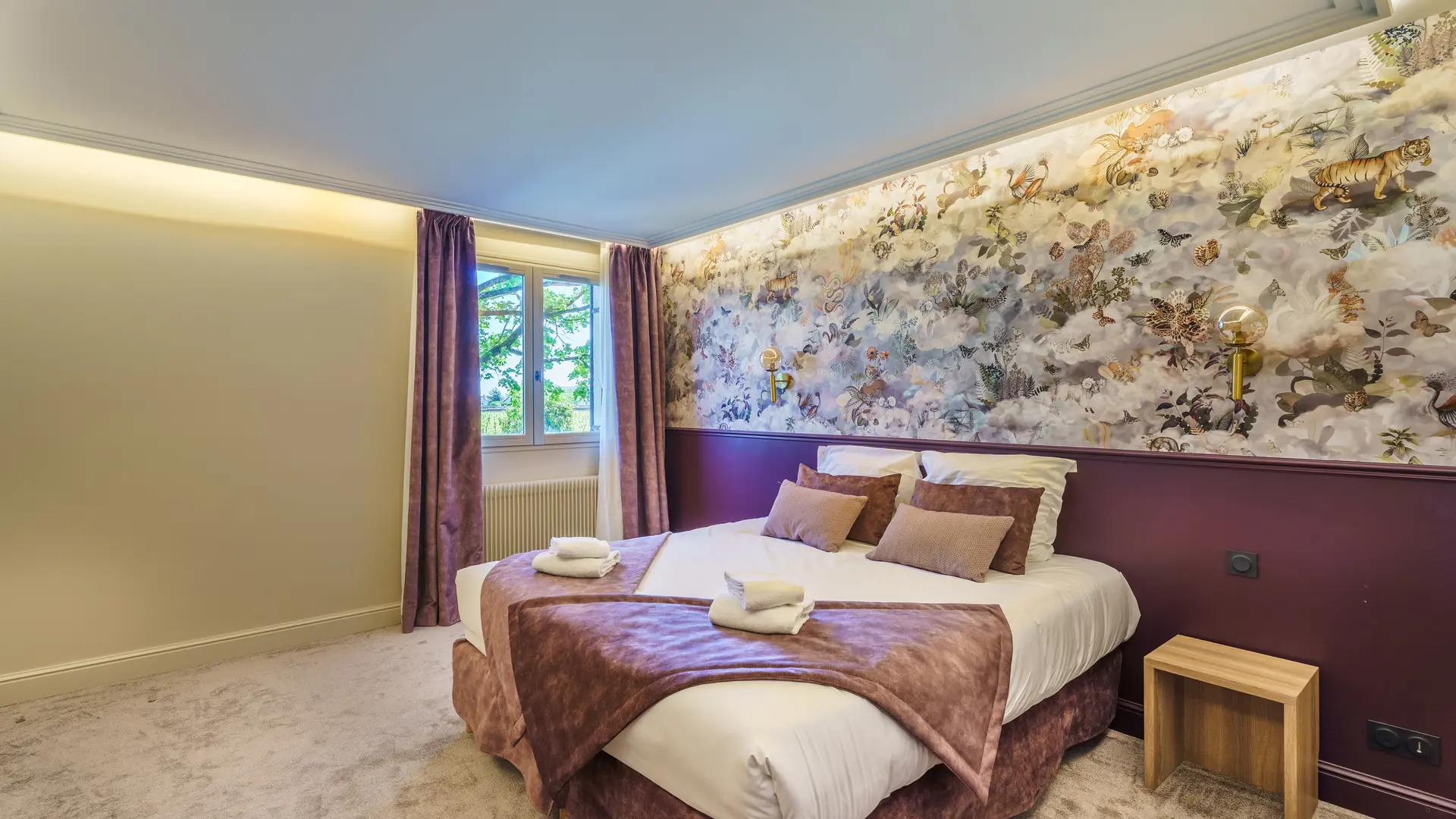 Chambre supérieure - vue jardin