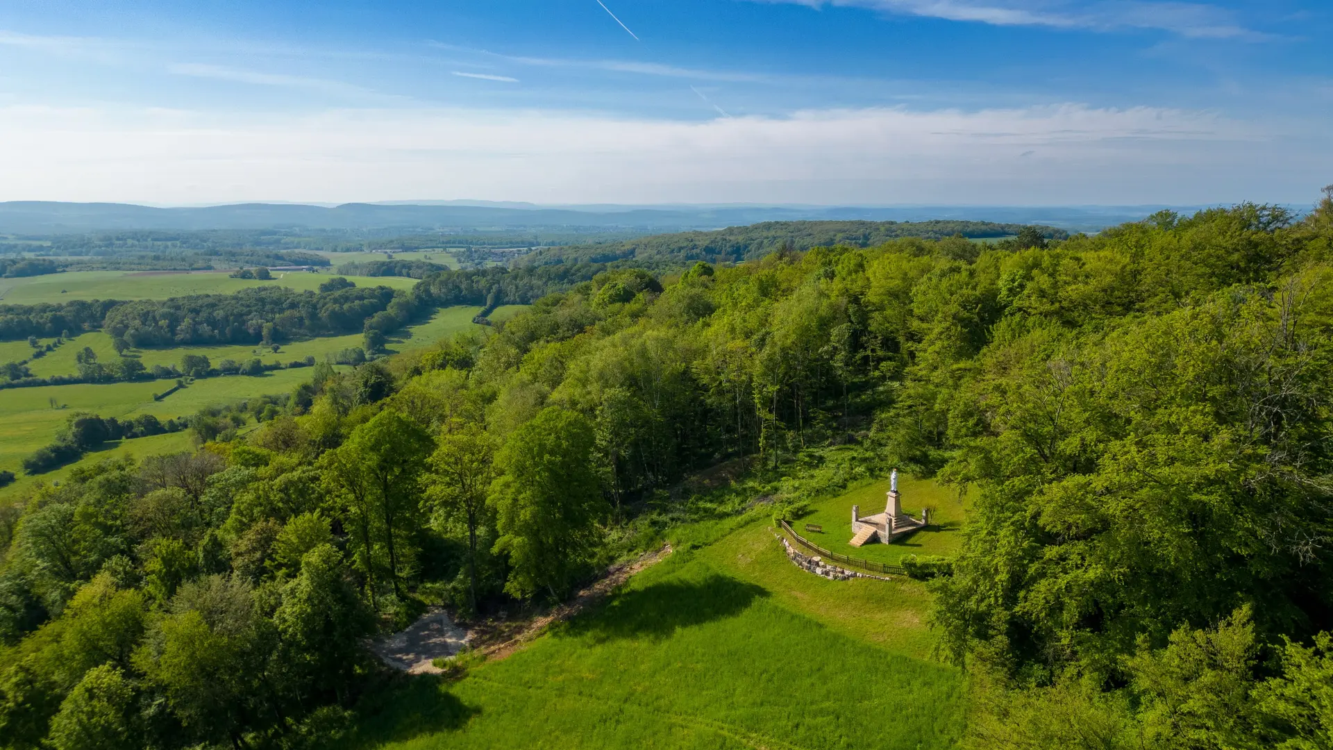 Mont Gédry vu du ciel