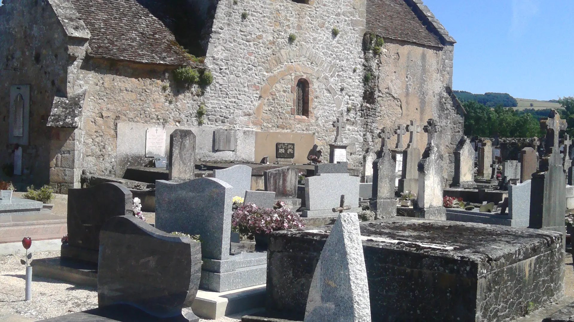 Saint Bérain sur Dheune -Ancienne église devenue chapelle du cimetière - 2017 (4)