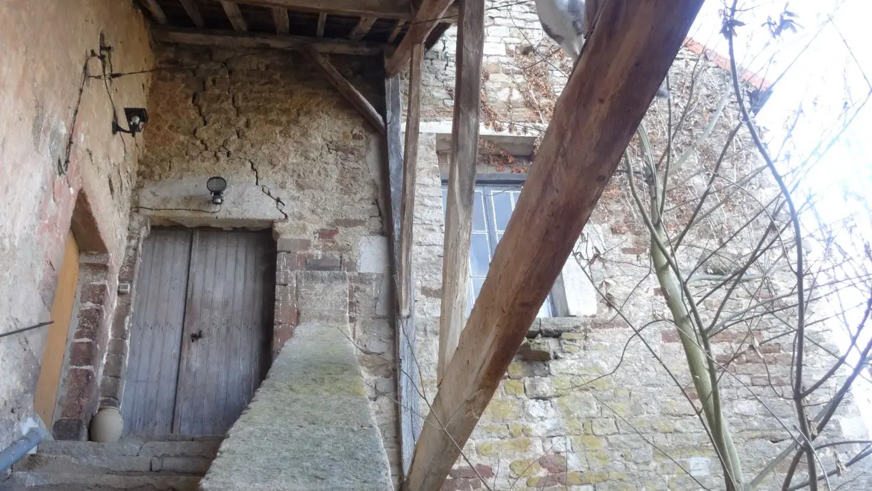 Saint Denis de Vaux - Ancien Evêché - Grand degré droit - 2014