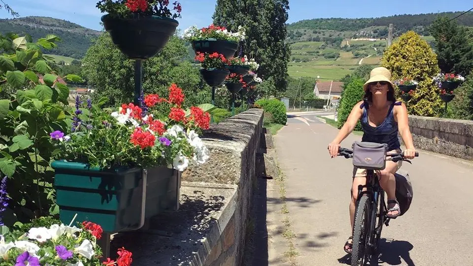 Santenay on a Bike