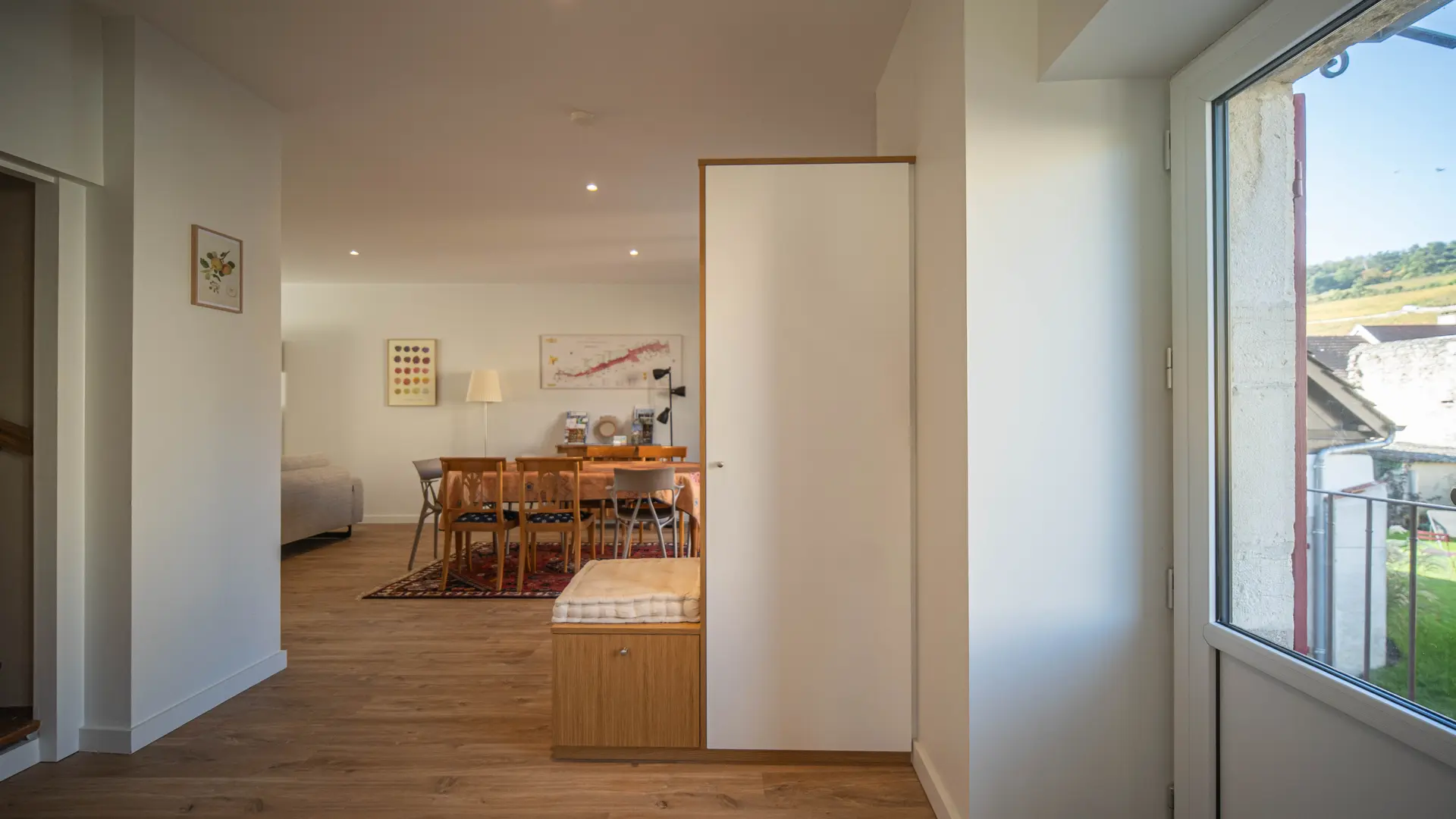 Entre cuisine et salle à manger