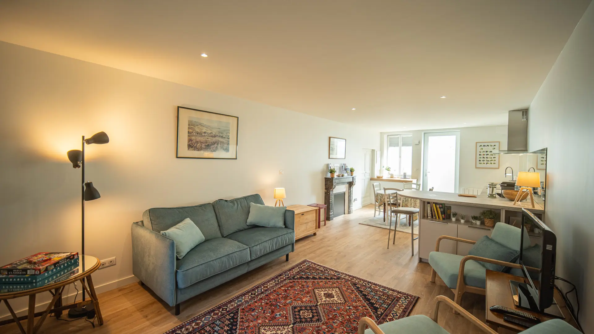 Le studio coté salon